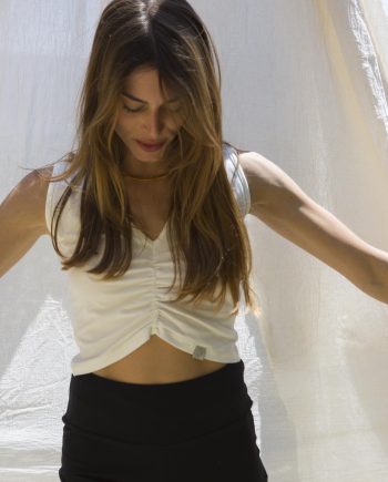 Τοπ με σούρα στο μπροστινό μέρος Bra-Tops NOOS Pilates Wear