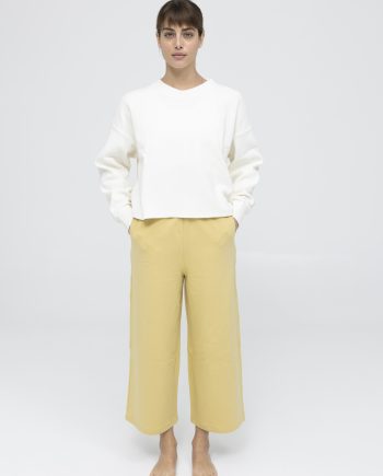 Μπλούζα crop με μακριά μανίκια σε ριμπ ύφασμα. Hoodies & Sweatshirts NOOS Pilates Wear