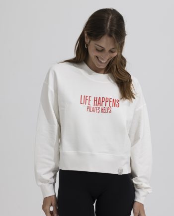 Oversized κοντό φούτερ. Hoodies & Sweatshirts NOOS Pilates Wear