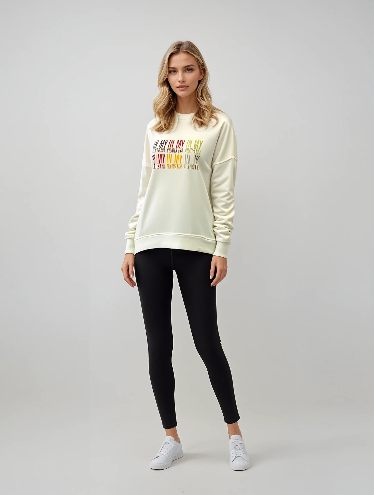 Hoodies & Sweatshirts - Oversized printed sweatshirt Oversized printed sweatshirt Hoodies & Sweatshirts NOOS Pilates Wear